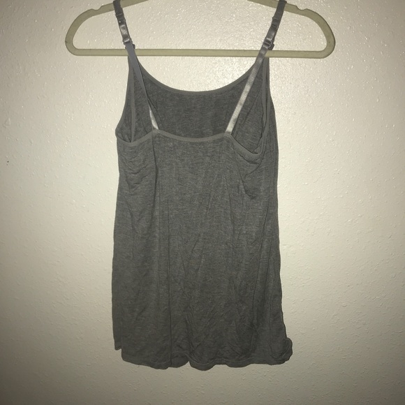 Maternity Nursing Tank Grey - Picture 2 of 3